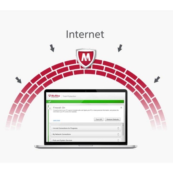 McAfee AntiVirus Plus 2017 3 Years 1 User Windows / Mac